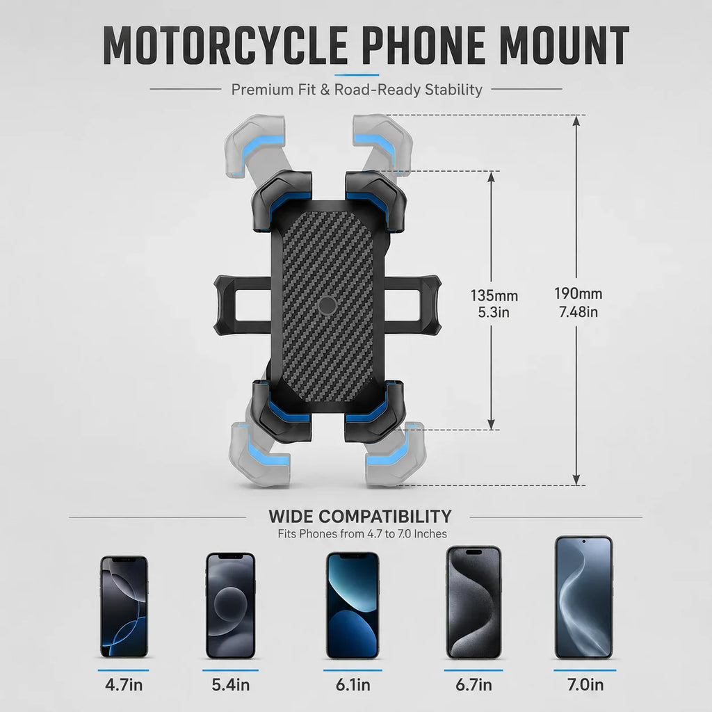 AutoLock Motorcycle Phone Mount
