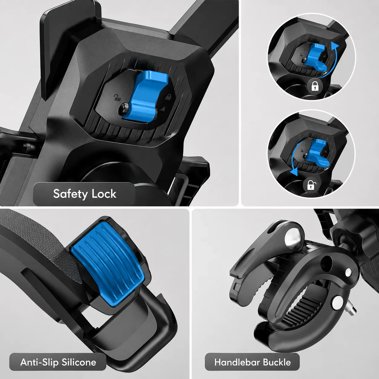 AutoLock Motorcycle Phone Mount