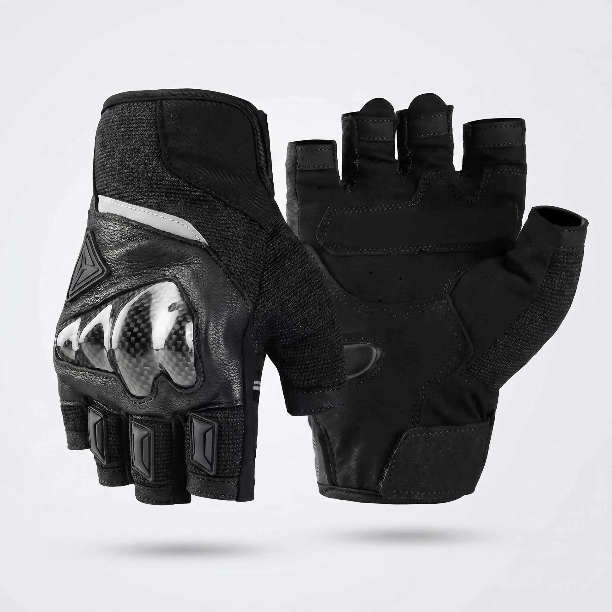 Breathable Fingerless Riding Gloves