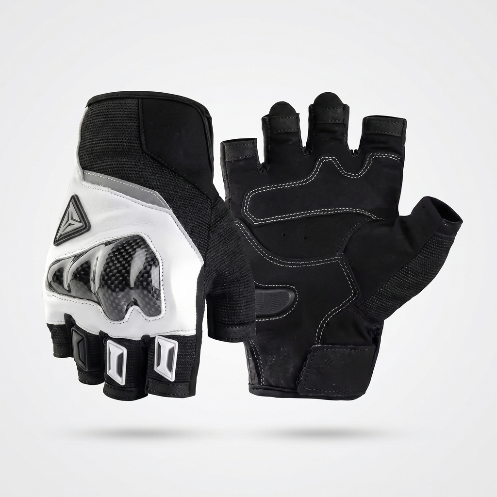 Breathable Fingerless Riding Gloves
