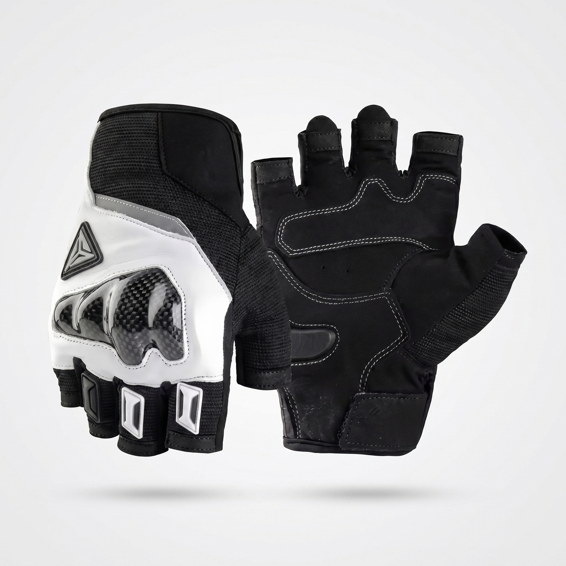 Breathable Fingerless Riding Gloves
