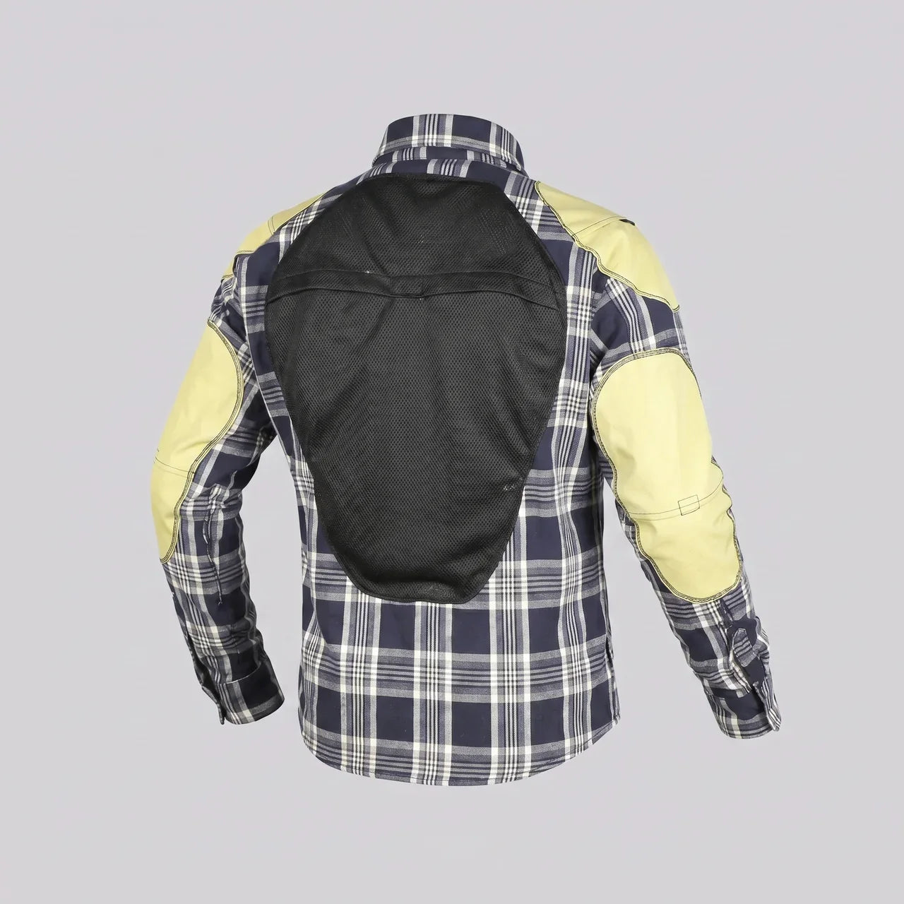 Plaid Protective Biker Shirt