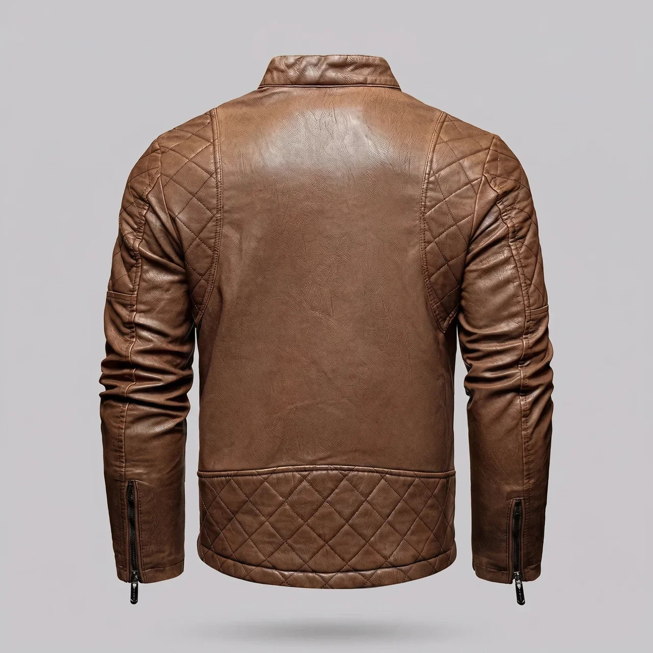 Quilted Vintage Moto Jacket
