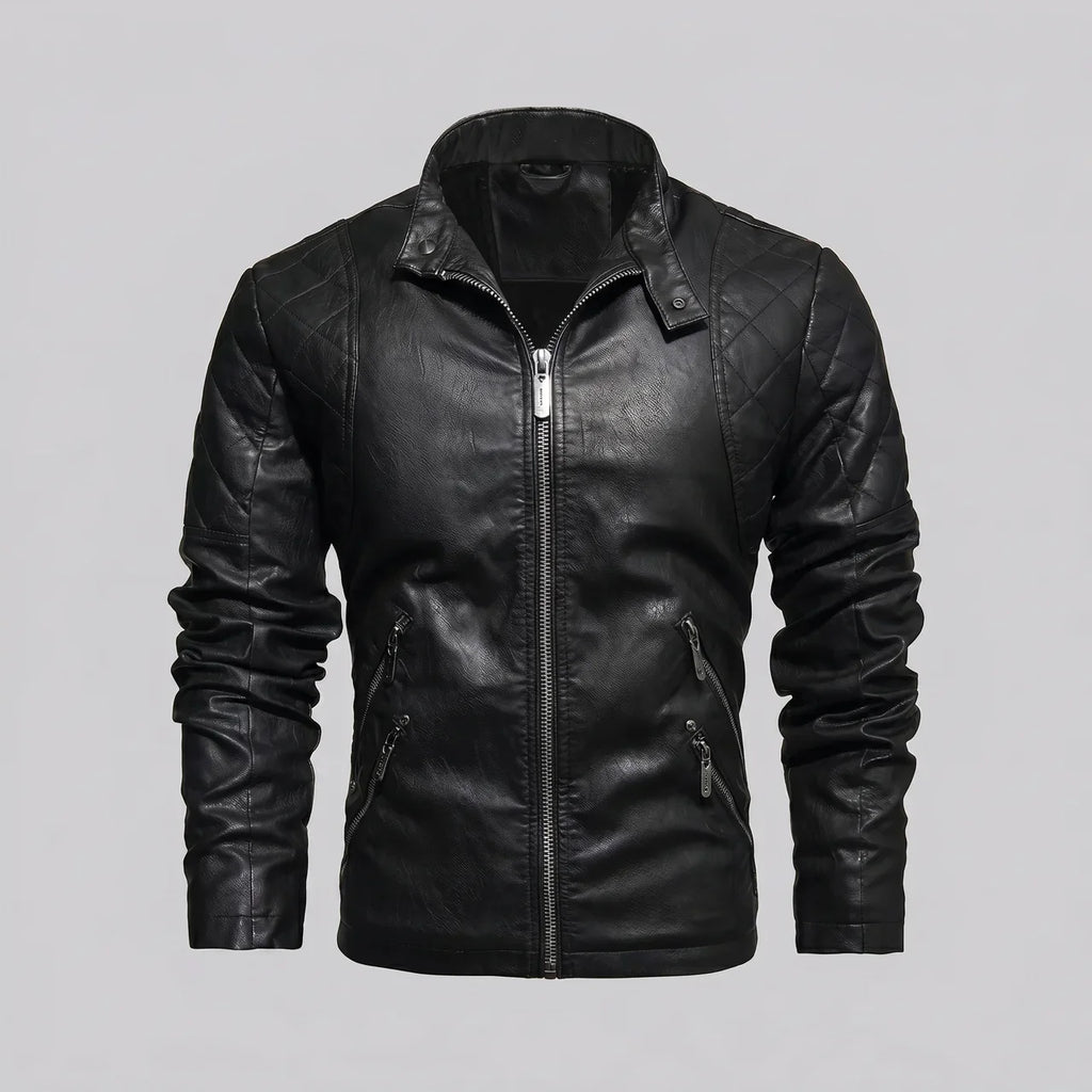 Quilted Vintage Moto Jacket
