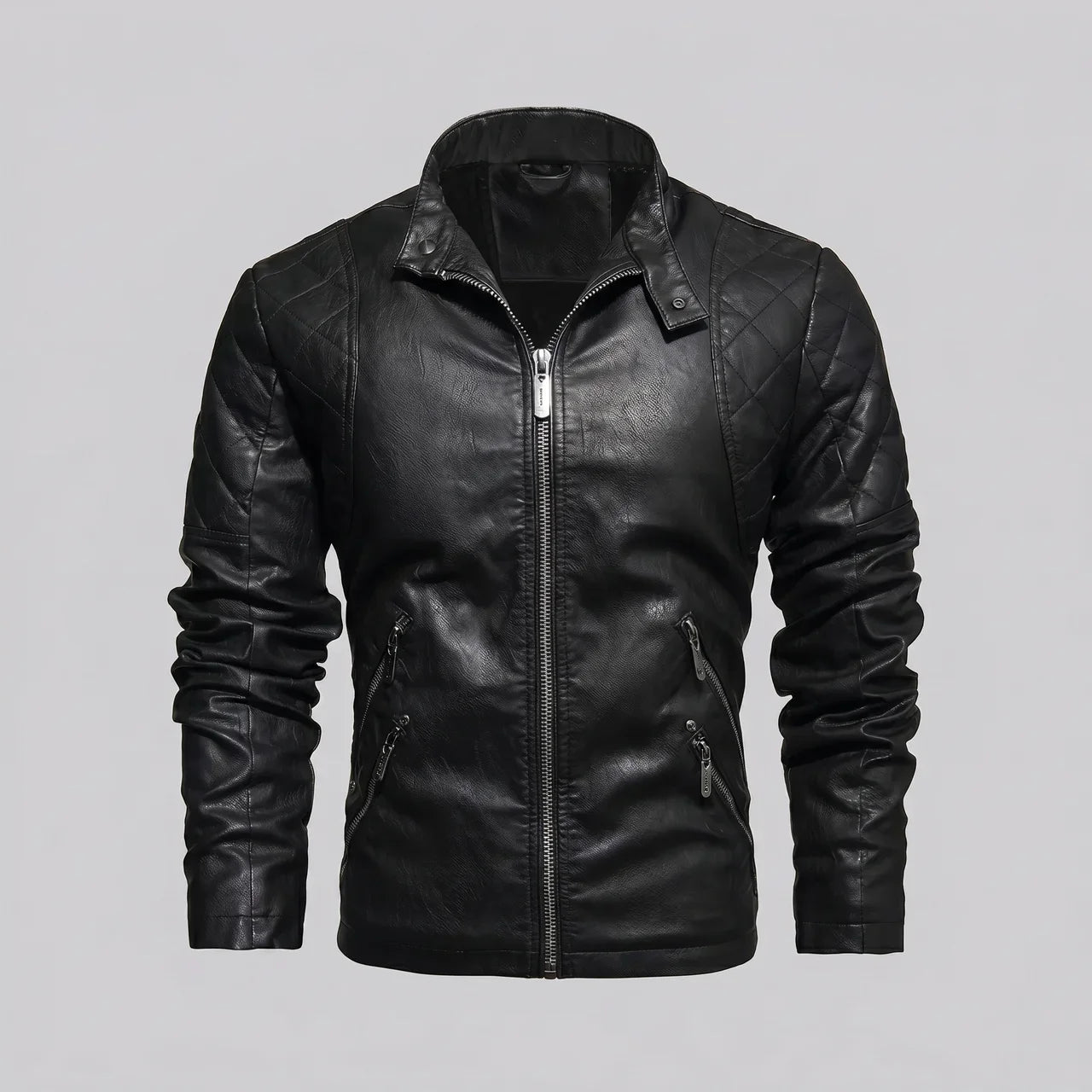 Quilted Vintage Moto Jacket