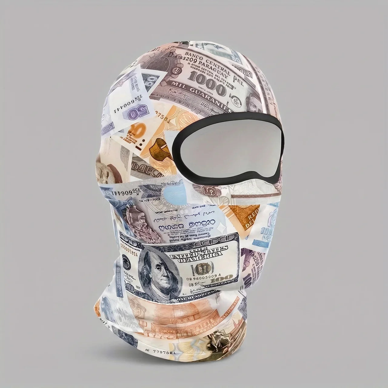 Money-Print Riding Balaclava