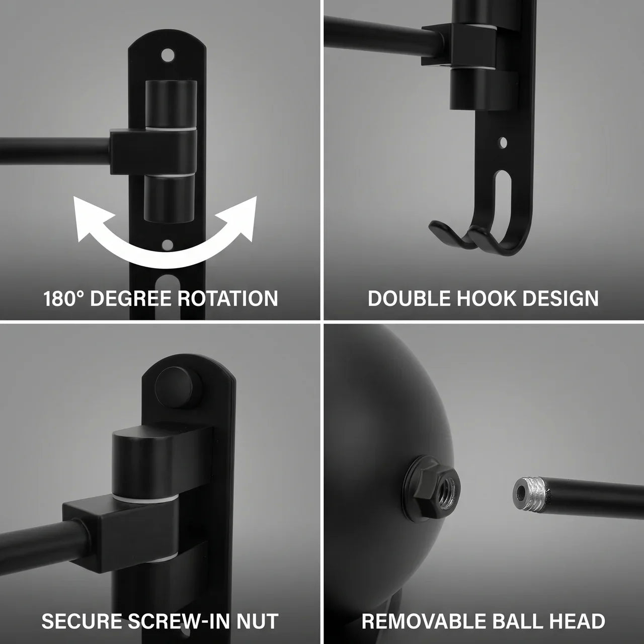 Swivel Helmet Wall Hanger