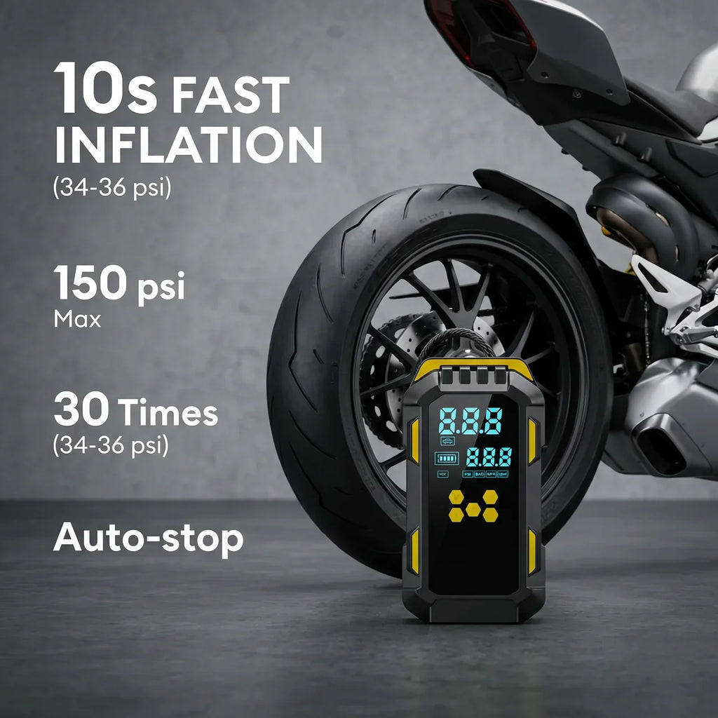 150 PSI Jump Starter & Tire Inflator