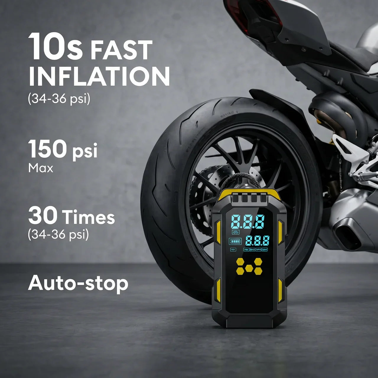150 PSI Jump Starter & Tire Inflator
