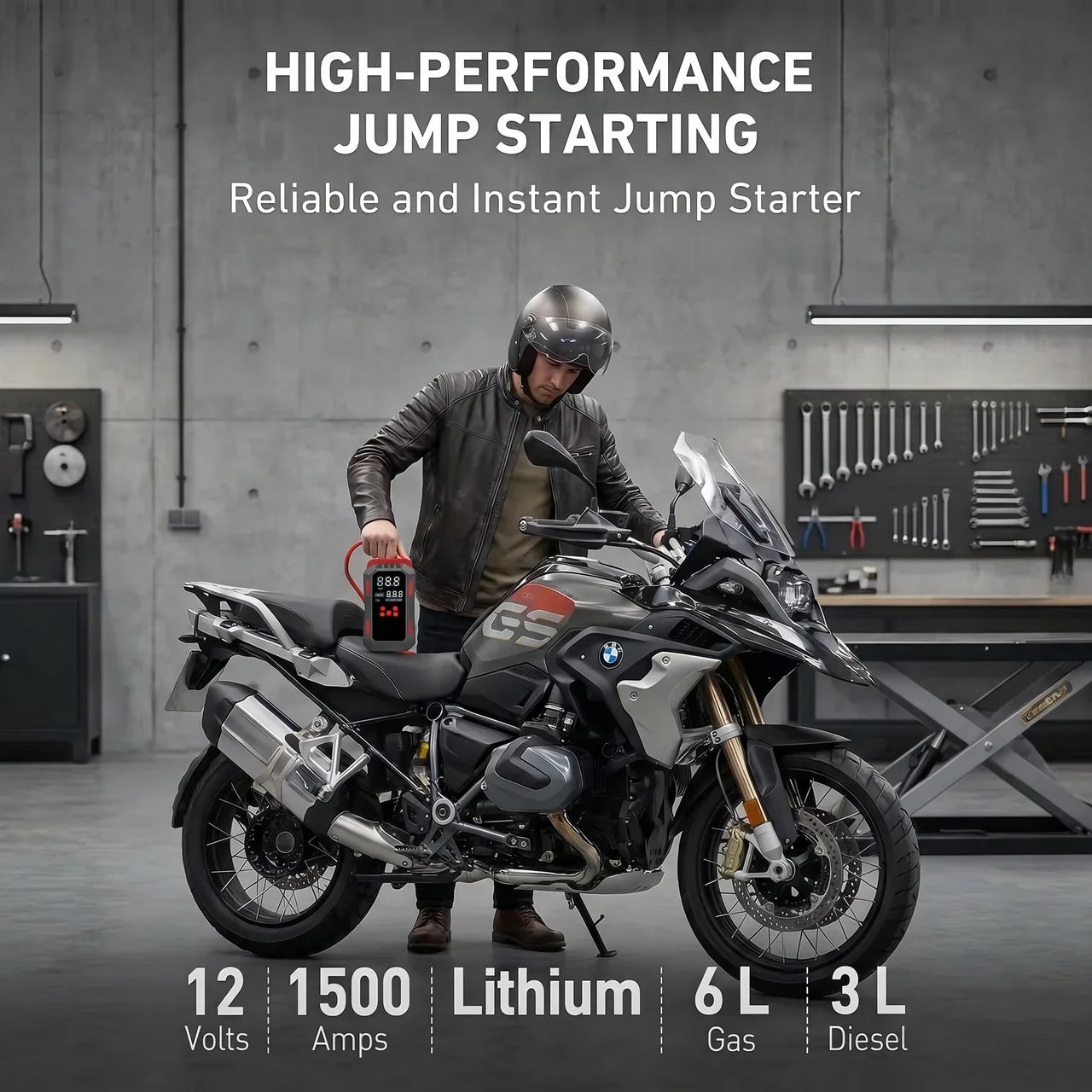 150 PSI Jump Starter & Tire Inflator