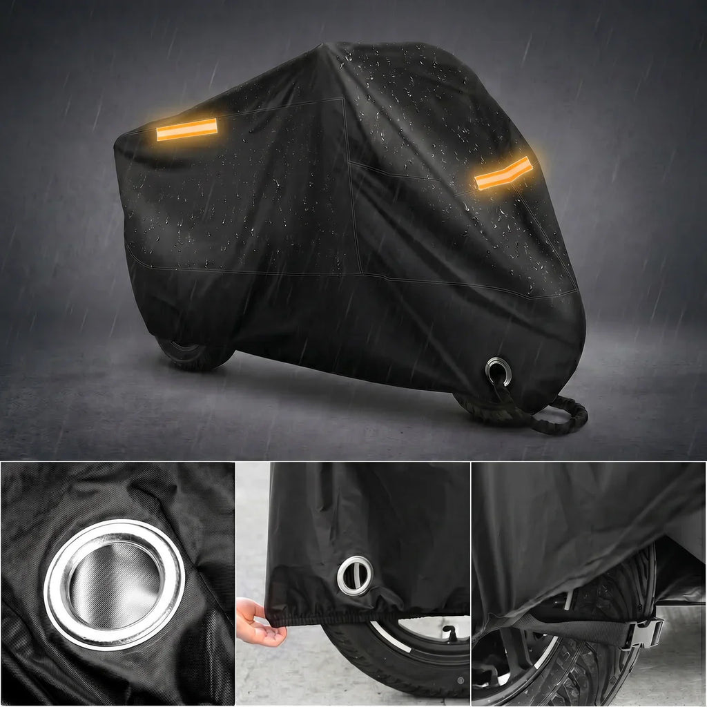All-Weather Reflective Motorcycle Cover