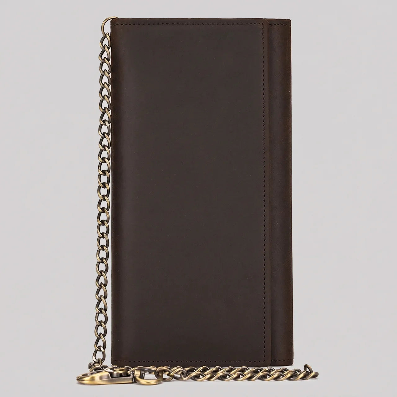 Chain Leather Motorcycle Wallet