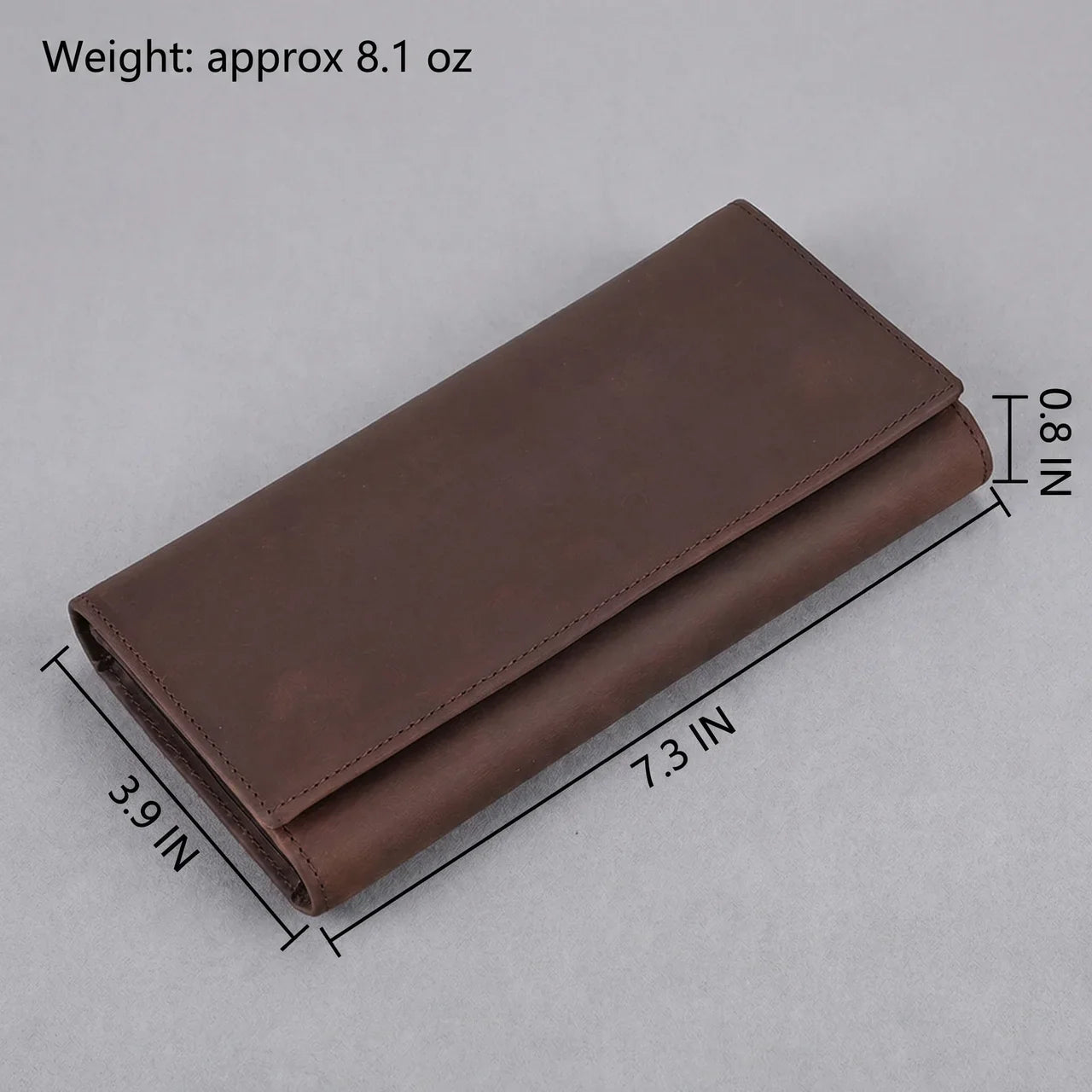 Chain Leather Motorcycle Wallet