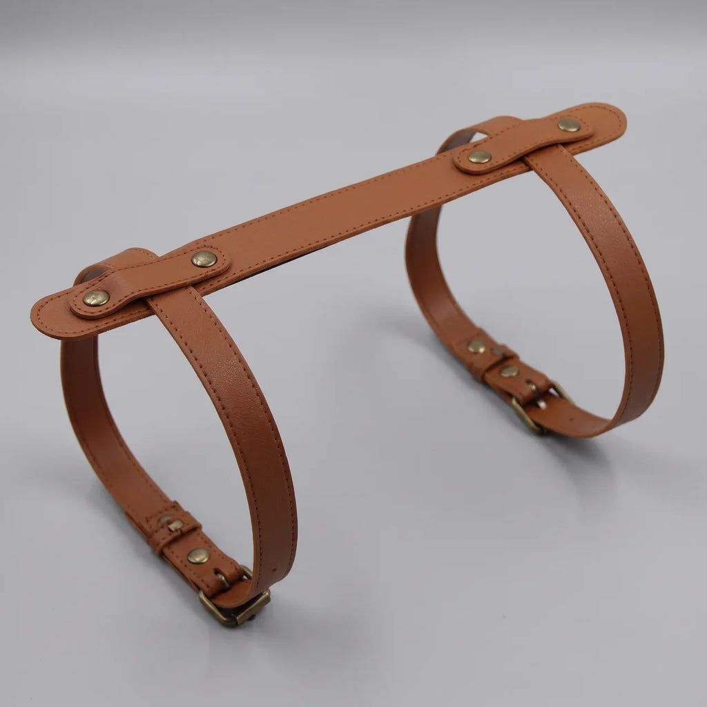 Leather Motorcycle Blanket Holder